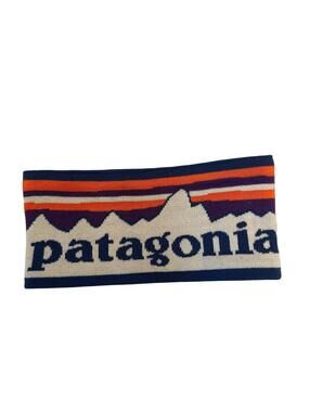 Patagonia Fitz Roy Knit Headband Blue Orange Purple